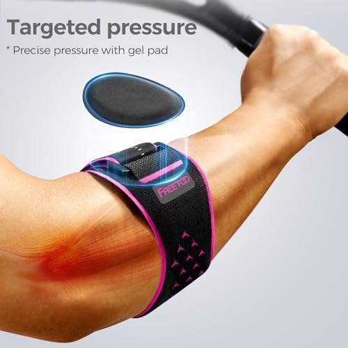 FREETOO Tennis Elbow Brace for Men Women for Tendonitis,Golfers Elbow