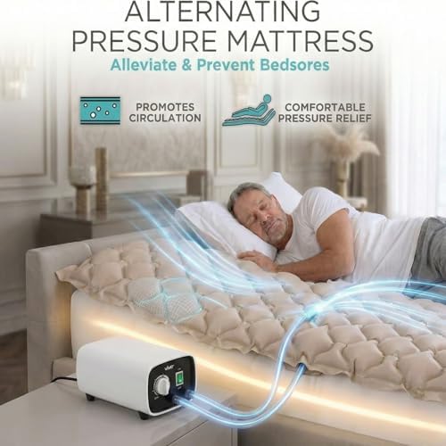 Vive Alternating Air Pressure Mattress Pad - The Original Bed Sore Solution