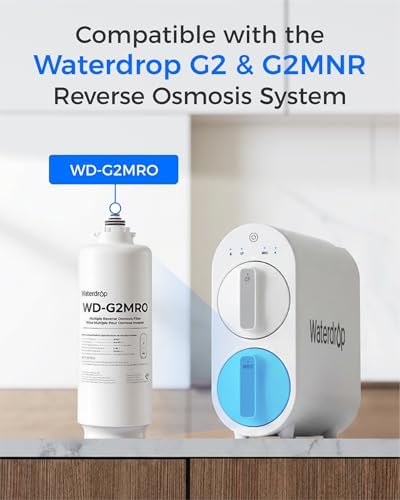 Waterdrop G2MRO Filter, Replacement for G2/G2MNR 400 GPD RO System