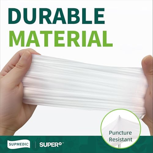 Supmedic Vinyl Disposable Exam Gloves, Clear 4Mil Powder-Free Latex-Free Medical Food-Safe Cooking Cleaning Glove 100&1000 Ct
