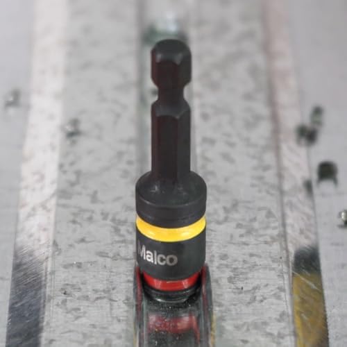 Malco MSHC 1/4 & 5/16 Reversible Hex Chuck Driver, 2 pack