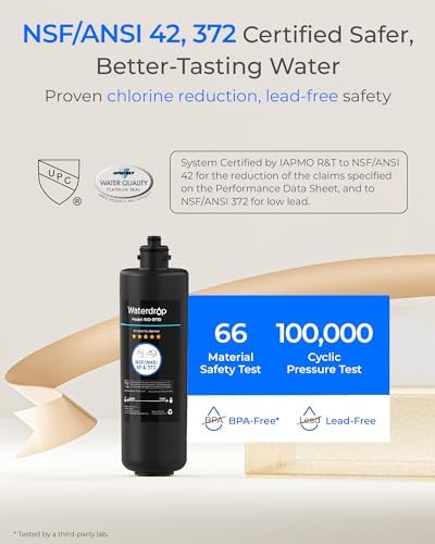 Waterdrop RF10 Water Filter Replacement for Waterdrop 10UA/10UB/10UB-B