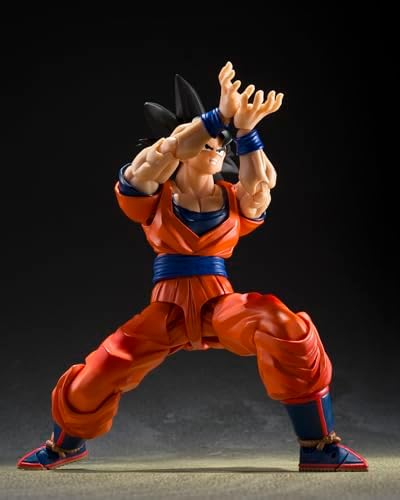 TAMASHII NATIONS - Dragon Ball Z - Son Goku (The Kind-Hearted Saiyan) S.H.Figuarts Action Figure