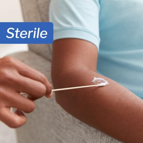 McKesson Cotton Tipped Applicator, Long Sterile Medical Swabs, 6 in, 100 ct