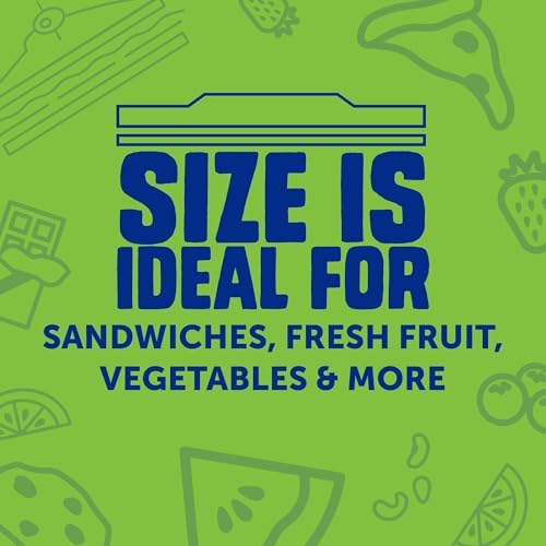 Ziploc XL Sandwich Bags, Food Storage, 90 Count (30 Count, 3-Pack)