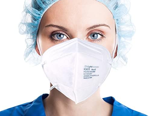 Lyka Distribution KN95 Face Masks - 50 Pack - 5 Layer Protection Breathable KN95 Face Mask with Comfortable Elastic Ear Loop