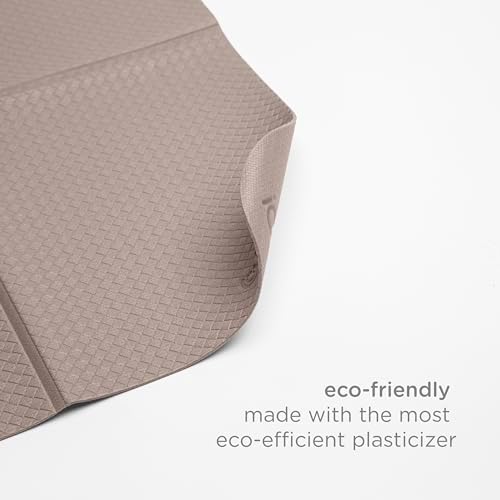Ubbi On-the-Go Diaper Changing Baby Mat, Taupe