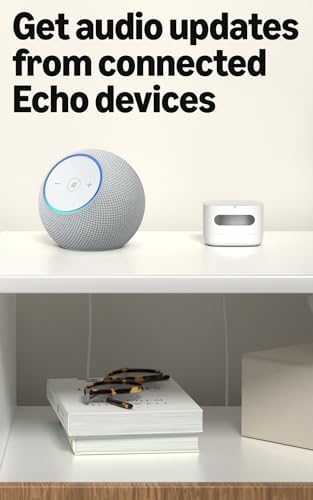 Amazon Smart Air Quality Monitor, Detects temperature, humidity, carbon monoxide, PM2.5 and VOCs, Get notifications when air quality drops, Works with Alexa