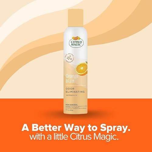 Citrus Magic Air Freshener Spray, Orange Blast, 3 Ounce, Pack of 3