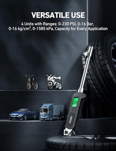 AstroAI Heavy Duty Digital Tire Pressure Gauge 0-230 PSI