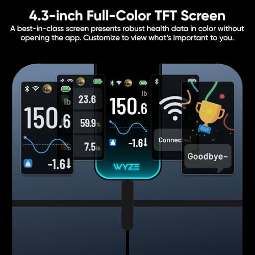 Wyze Scale Ultra Smart Scale for Body Weight, BMI & Muscle Mass