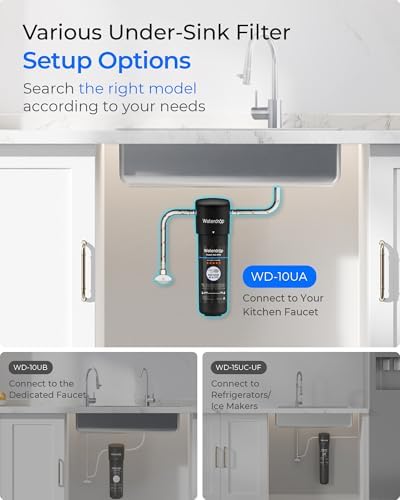 Waterdrop 10UA Under Sink Water Filter System, NSF/ANSI 42 Certified 1 Year