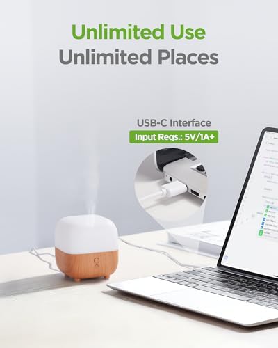 InnoGear 150ml Essential Oil Diffuser for Home Aroma Scent Small Humidifier