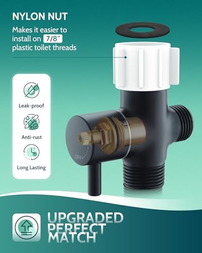 LUFEIDRA Handheld Bidet Sprayer for Toilet, Adjustable Water Flow, Black