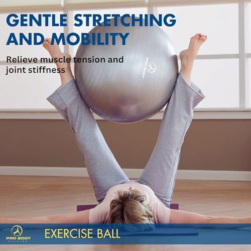 ProBody Pilates Yoga Ball - Gym Grade Exercise Ball