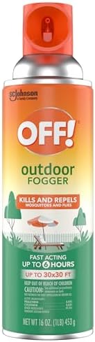 OFF! Backyard Pretreat Outdoor Mosquito Repellent Fogger, 16 oz, (2-Pack)