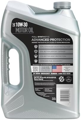 Valvoline Advanced Full Synthetic SAE 10W-30 Motor Oil 5 QT