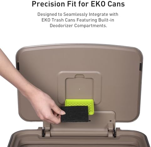 EKO Trash Can Deodorizer Filter, 4-Pack