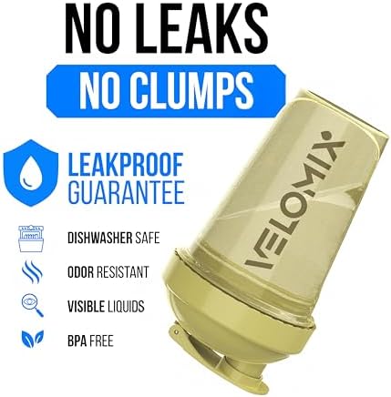 VELOMIX 6 Pack 20oz Shaker Cups for Protein Shakes, Pastel Shades