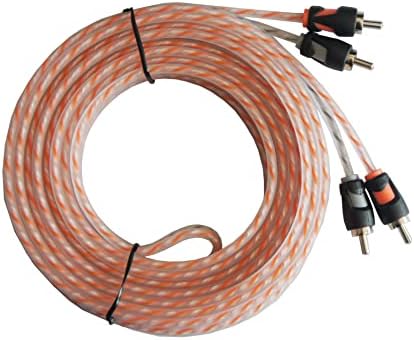 RD True 4 Gauge Car Audio Cable Amp Wiring Kit - 2 Channel Rock Direct CCA Power Cable Amplifier Install Wiring Kit