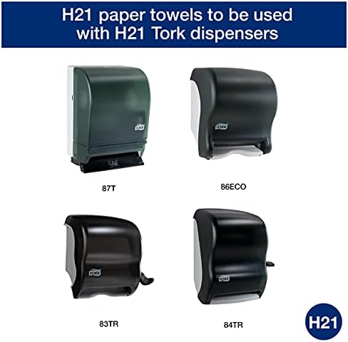 Tork Natural Paper Hand Towel Roll H21, 6 Rolls x 800 Ft, RK8002