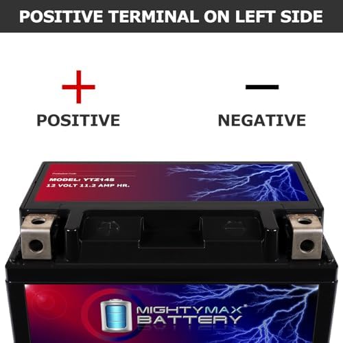 Mighty Max Battery YTZ14S -12 Volt 11.2 AH, 230 CCA, Rechargeable Maintenance Free SLA AGM Motorcycle Battery