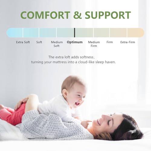 PATSBA Premium Viscose Made from Bamboo Twin XL Size Mattress Topper,1200 GSM Quilted Fitted Extra Thick Mattress Pad,Pillow Top Mattress Cover with Deep Pocket Up to 21 Inches（39 * 80inch）
