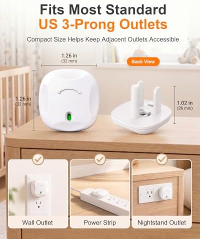 Outlet Covers Baby Proofing, 24 Pack Child Proof Outlet Plug Covers