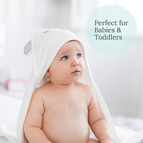 HIPHOP PANDA Ultra Soft Hooded Baby Towel - 2-Layer Thick 500GSM Absorbent