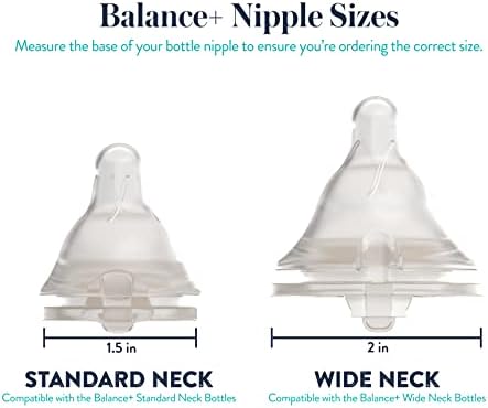 Evenflo Feeding Premium Proflo Venting Balance Plus Wide Neck Baby, Newborn and Infant Bottles - Developed by Pediatric Feeding Specialists - 5 Ounce (Pack of 6)