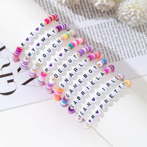 fmsao 10pcs Korea-Pop Bracelets Merch Bracelet Beaded Inspired for Wemon