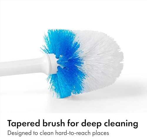 OXO Good Grips Compact Toilet Brush & Automatic Canister Door