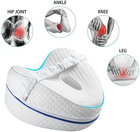 Vertdens Leg Pillow, Knee Pillow for Side Sleepers, Leg Pillows for Sleeping, Knee Cushion for Sleeping,Suitable for Relieving Leg, Back, Knee Pain
