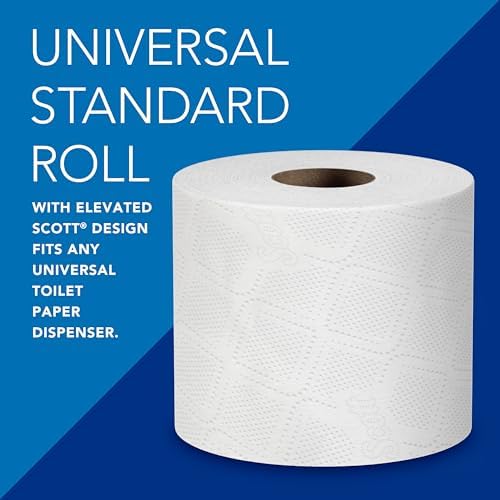Scott Professional Standard Roll Toilet Paper, Bulk, 80 Rolls (04460)