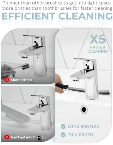 SXhyf Crevice Cleaning Brush - Grout Scrub Brush, House Cleaning Supplies