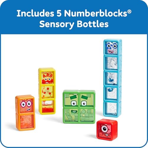 hand2mind Numberblocks One to Five Sensory Bottles, Ages 3+