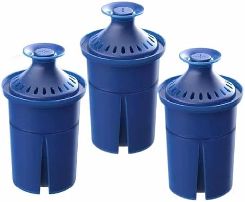 Elite Water Filter Replacements for Brita Pitcher Water Filter and Dispensers, NSF Certified to Remove 99% of Lead,BPA FREE,3 Count(Blue)