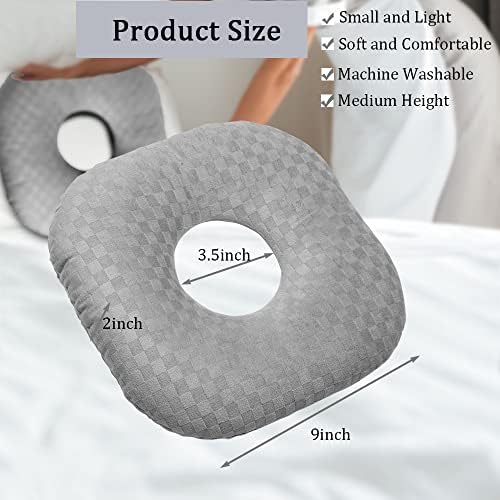 Ear Piercing Pillow with Hole for Cartilage Piercings, CNH Support