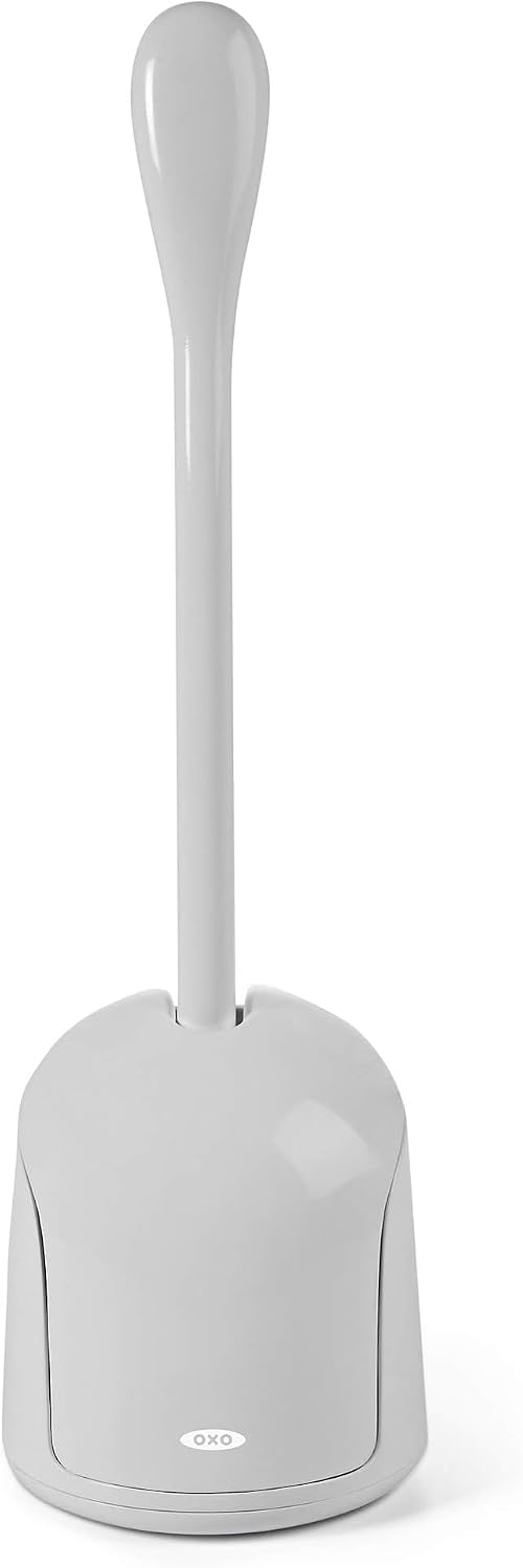 OXO Good Grips Compact Toilet Brush & Automatic Canister Door
