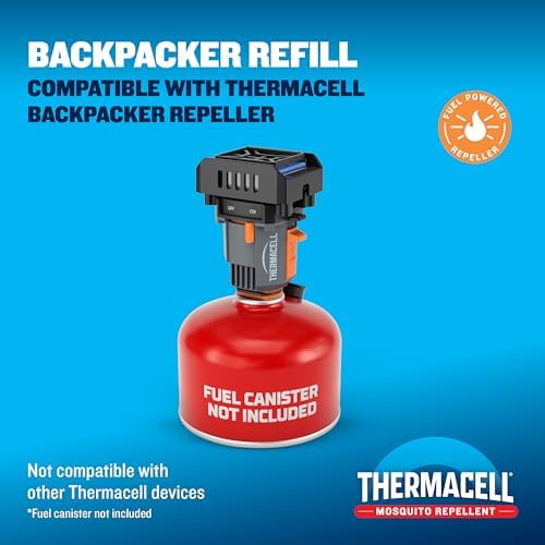 Thermacell Fuel-ZoneGuard Backpacker Mosquito Repellent Mat Refills, 48-Hr