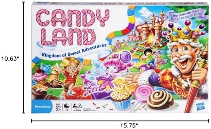 Hasbro Gaming Candy Land Kingdom of Sweet Adventures Board Game for Kids, Gifts for Boys and Girls, Ages 3 & Up (Amazon Exclusive)