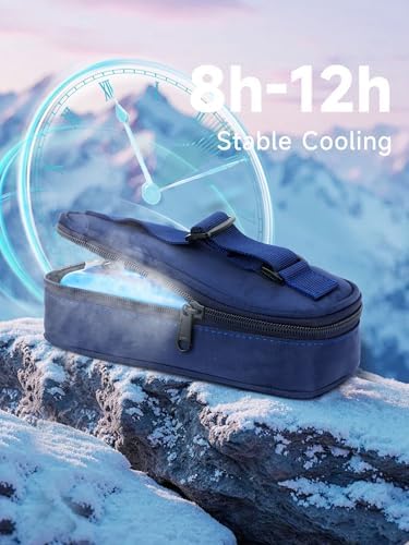 YOUSHARES Insulin Vials Cooler Travel Case - TSA Approved peptide case