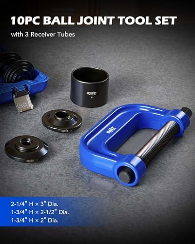 OMT Ball Joint Press Kit, Ball Joint Removal Tool with 4x4 Adapters