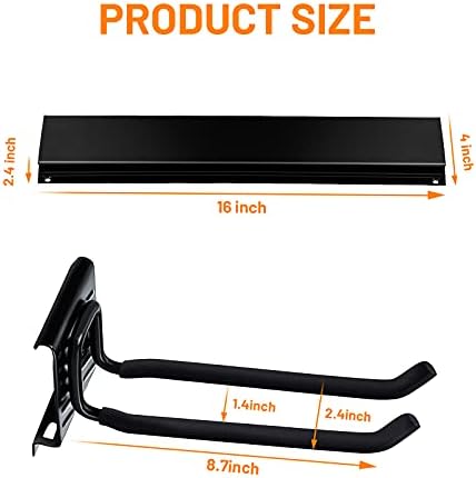 Wallmaster Garage Storage Organization Wall Mount Folding Chair Hangers