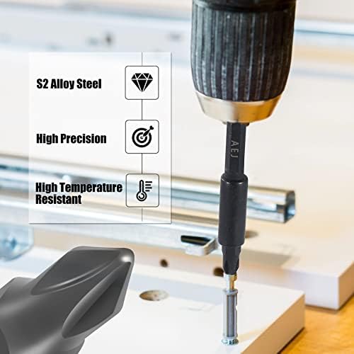 49-Pack Screwdriver Bit Set, Hex Bit Set, Hex Head Drill Bits Set