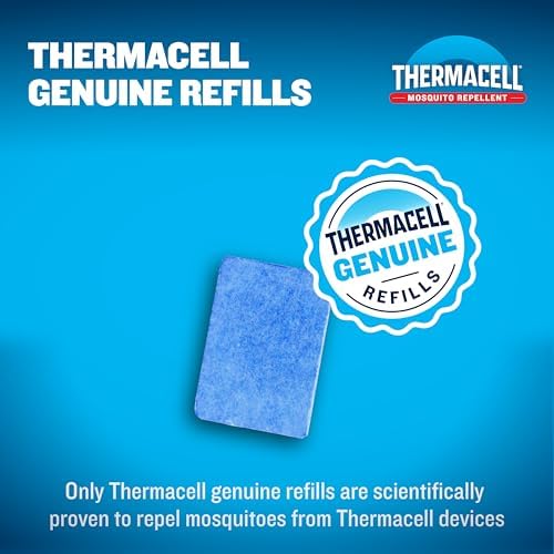 Thermacell Fuel-ZoneGuard Backpacker Mosquito Repellent Mat Refills, 48-Hr