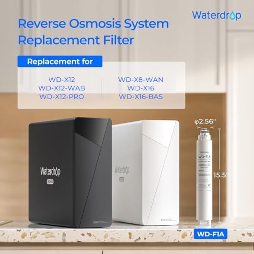 Waterdrop F1A Filter, Alkaline Mineral Added, 12-Month Lifetime