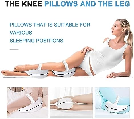 Vertdens Leg Pillow, Knee Pillow for Side Sleepers, Leg Pillows for Sleeping, Knee Cushion for Sleeping,Suitable for Relieving Leg, Back, Knee Pain