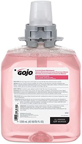 Gojo FMX-12 Foam Soap Refill, Cranberry Scent, 4ct x 1250 mL - 5161-04