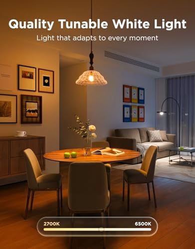Govee Smart Light Bulbs, A19 Color Changing Light Bulb, 800 LM, E26 Base